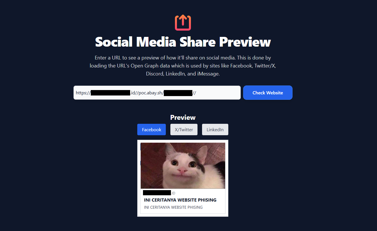 social media preview